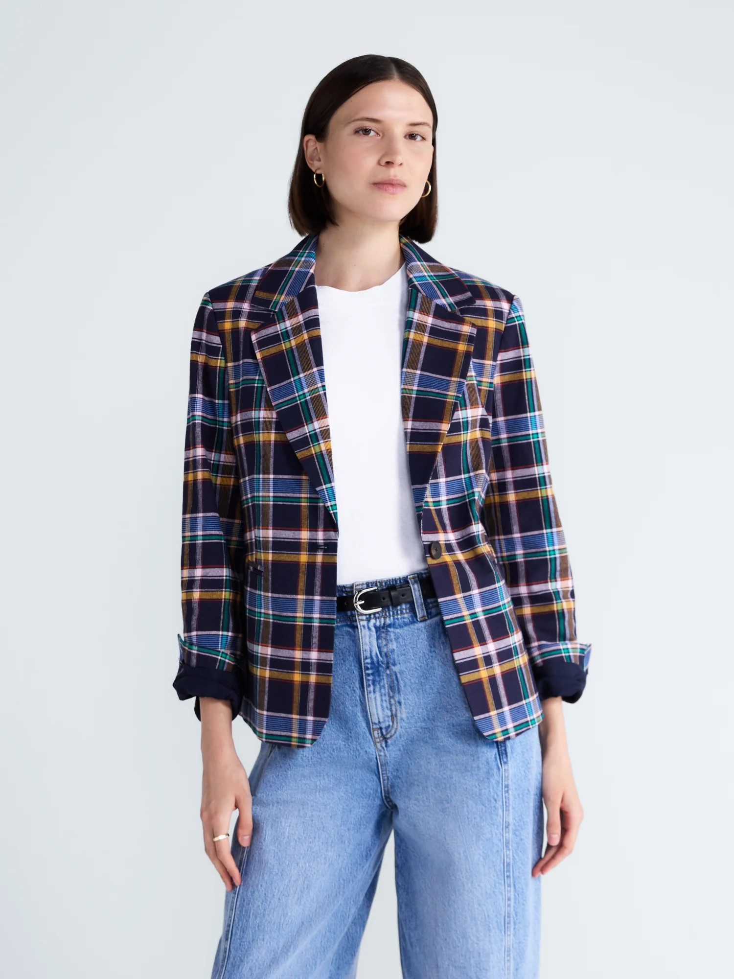Free Assembly Women's and Women's Plus The Belmont Single Breasted Blazer, Sizes XS-4X | Walmart (US)