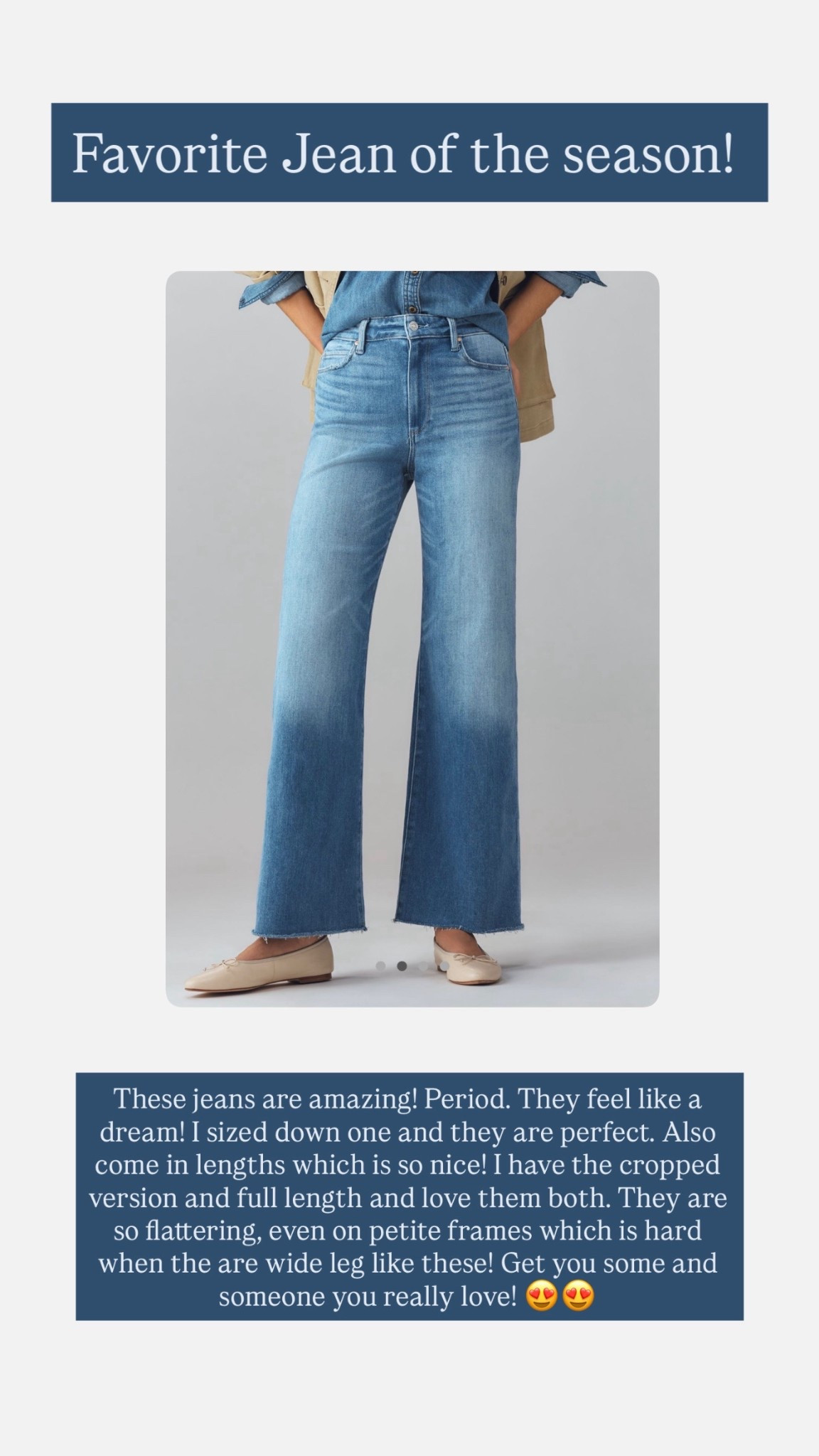 I LOVE THESE JEANS! 💙💙💙
