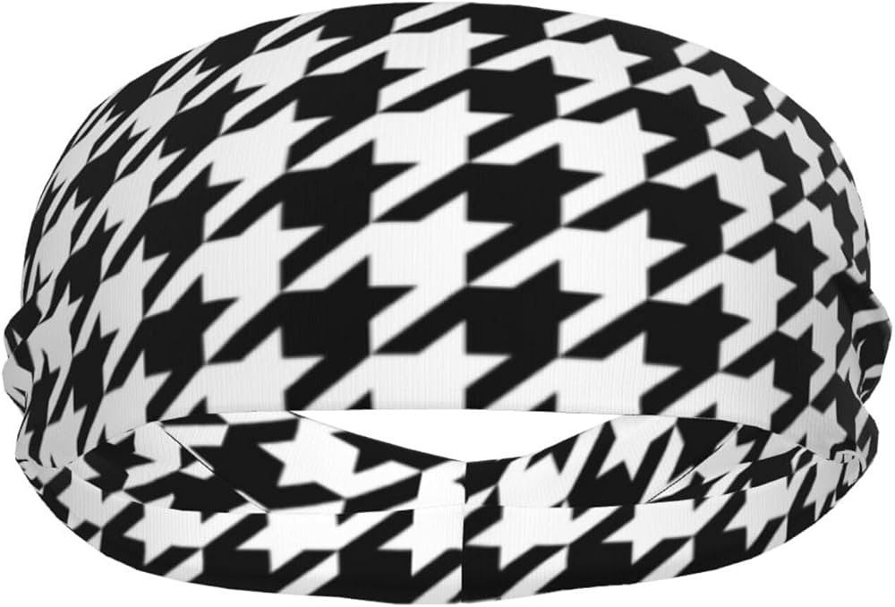 Classic Pattern Sports Sweatband Headband for Women Men - Moisture-Wicking Bandana Non-Slip Head ... | Amazon (US)
