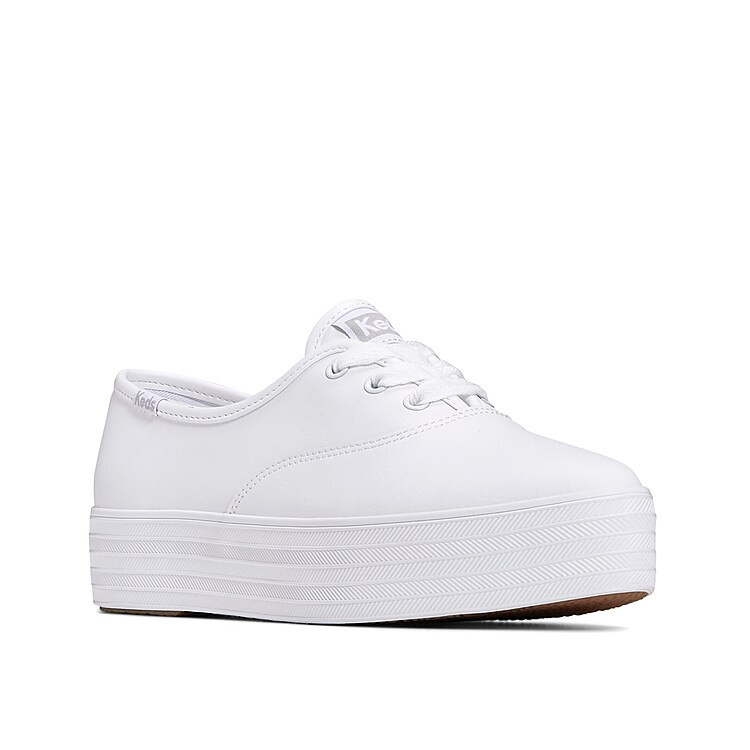 Keds Point Platform Sneaker | Women's | White | Size 7.5 | Sneakers | DSW