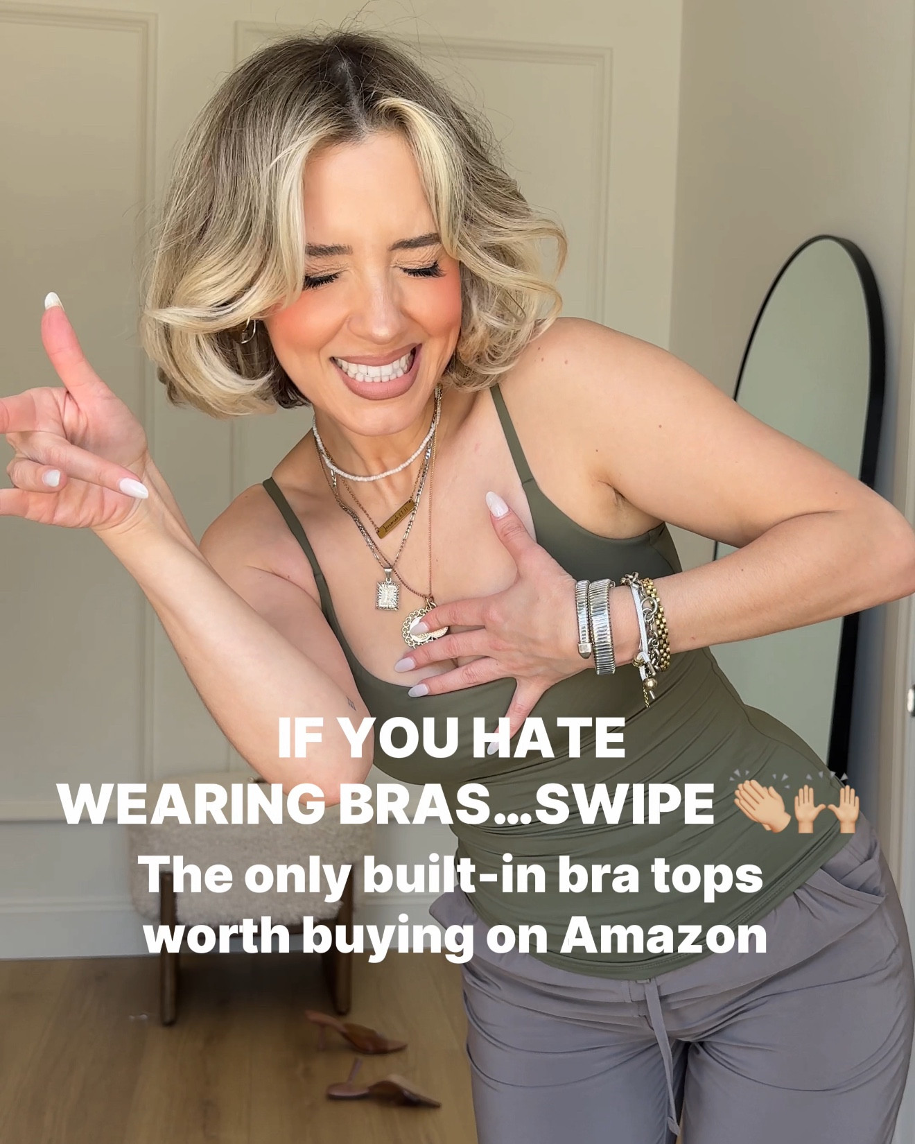  The only built-in bra tops worth buying on Amazon 🙌🏼👏🏼👌🏼 wearing SM in everything! 

#LTKootd #LTKU #LTKmomlife
