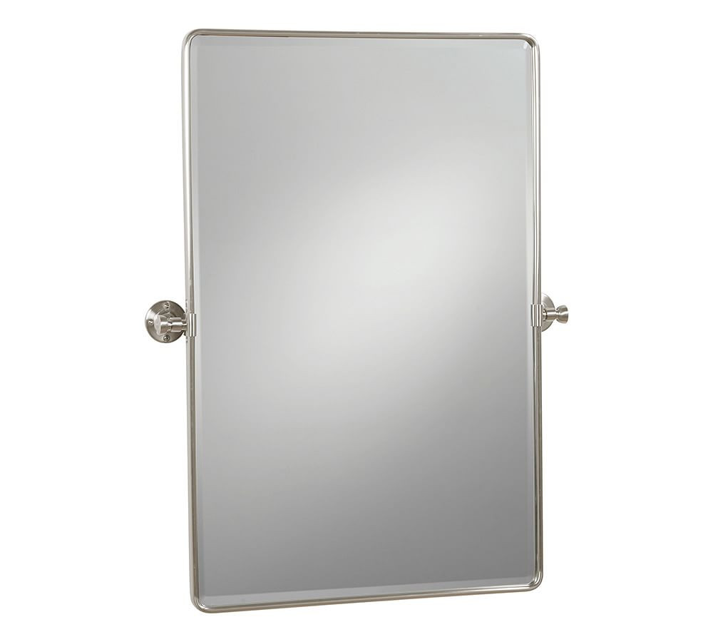 Vintage Rounded Rectangle Pivot Mirror | Pottery Barn (US)