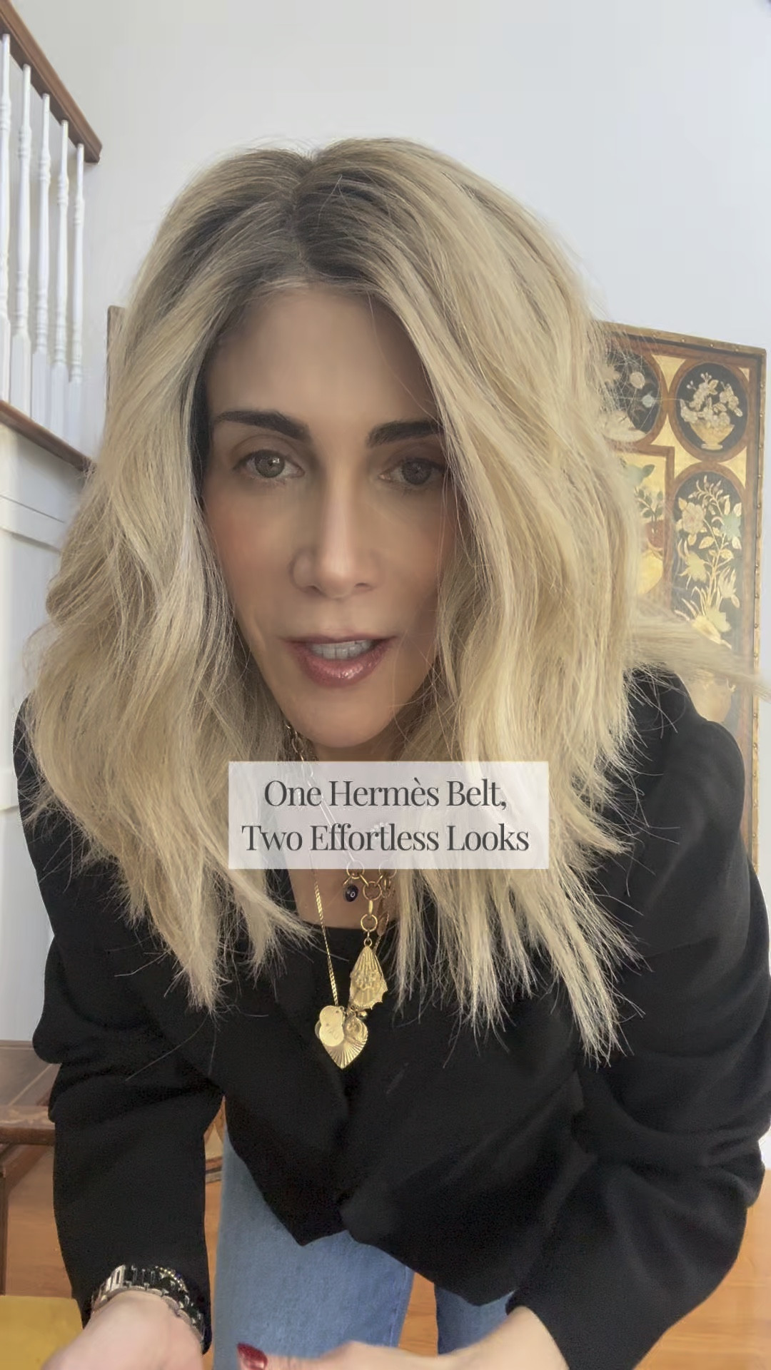 A reversible designer belt is a no-brainer investment to me. Why? You basically get two belts for the price of one thereby ensuring a good cost per wear balance. A black/brown combo goes with 100% of my wardrobe so it’s clearly a win/win. 

Here I have style my belt two ways. 

#LTKOver40 #LTKWatchNow #LTKStyleTip