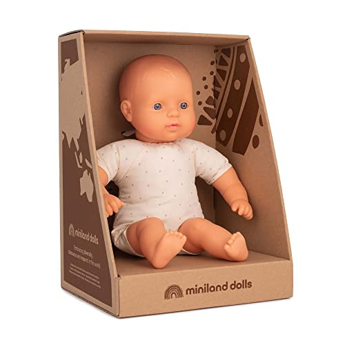 Miniland Doll 12 5/8'' Caucasian Soft Body (Box) - Made in Spain, Quality, Inclusion | Amazon (US)