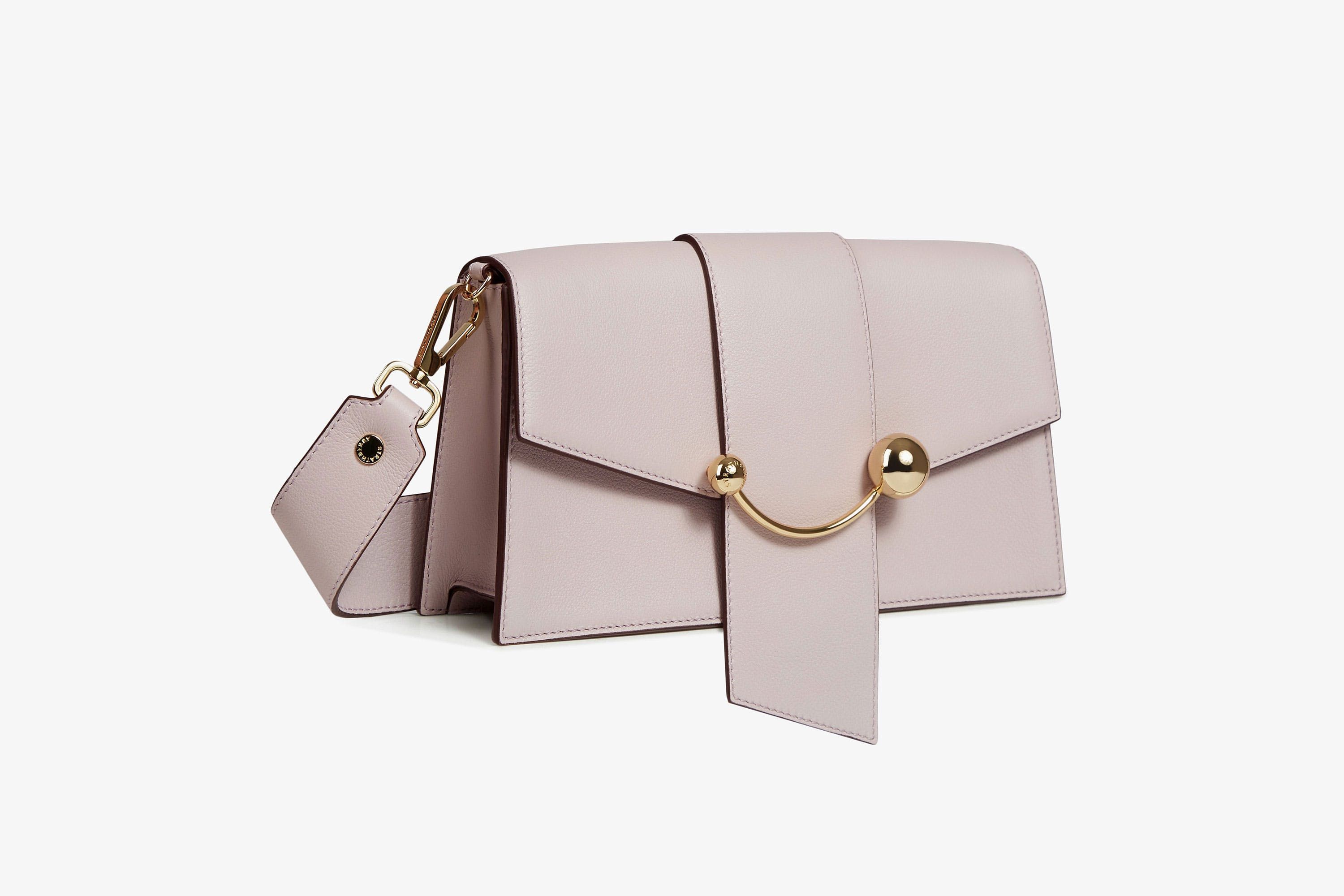 Strathberry - Mini Crescent - Leather Mini Shoulder Bag - Purple | Strathberry | Strathberry