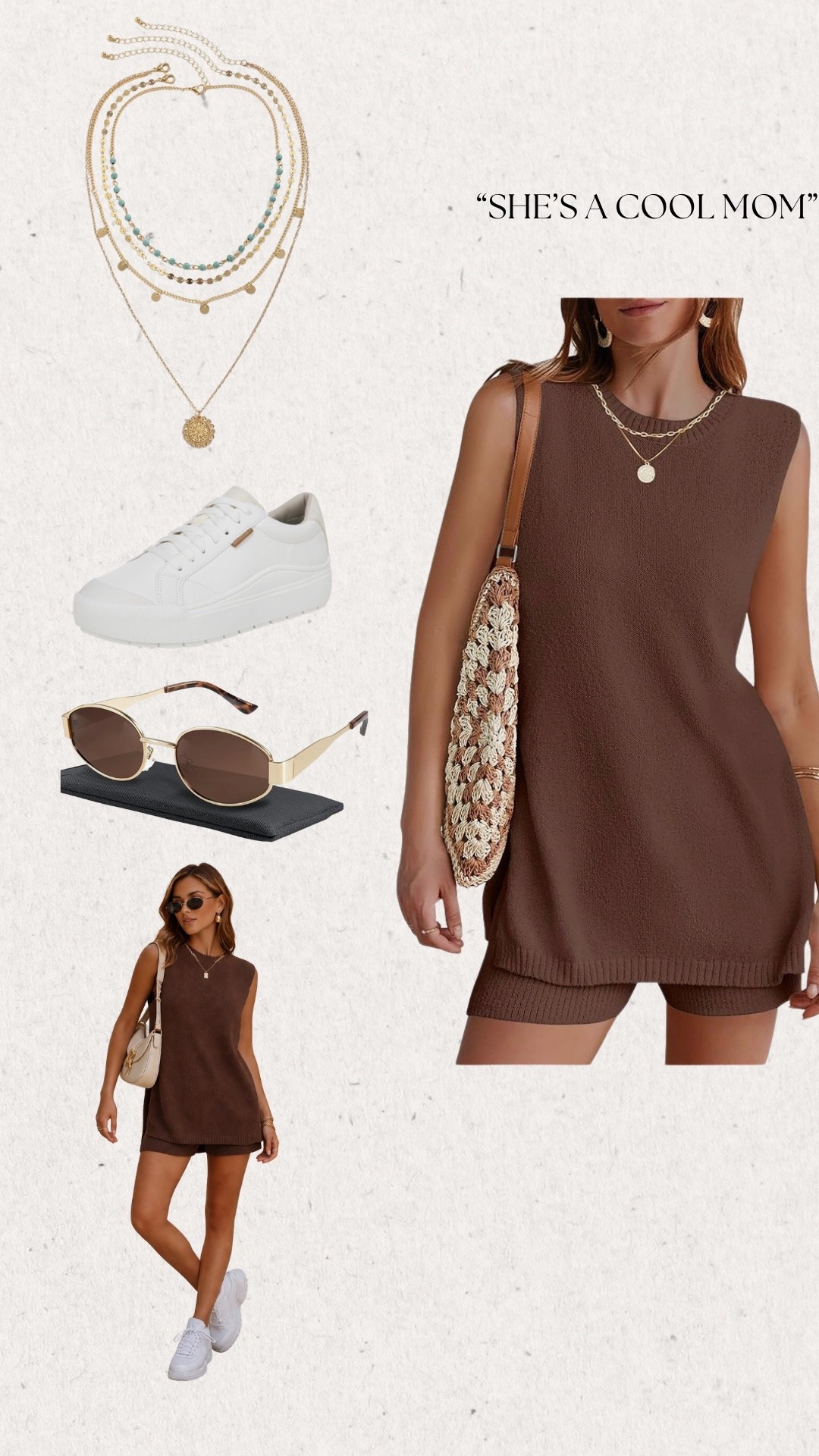 “She’s a cool mom” vacation OOTD