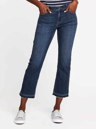 Mid-Rise Flare Ankle Jeans for Women | Old Navy US