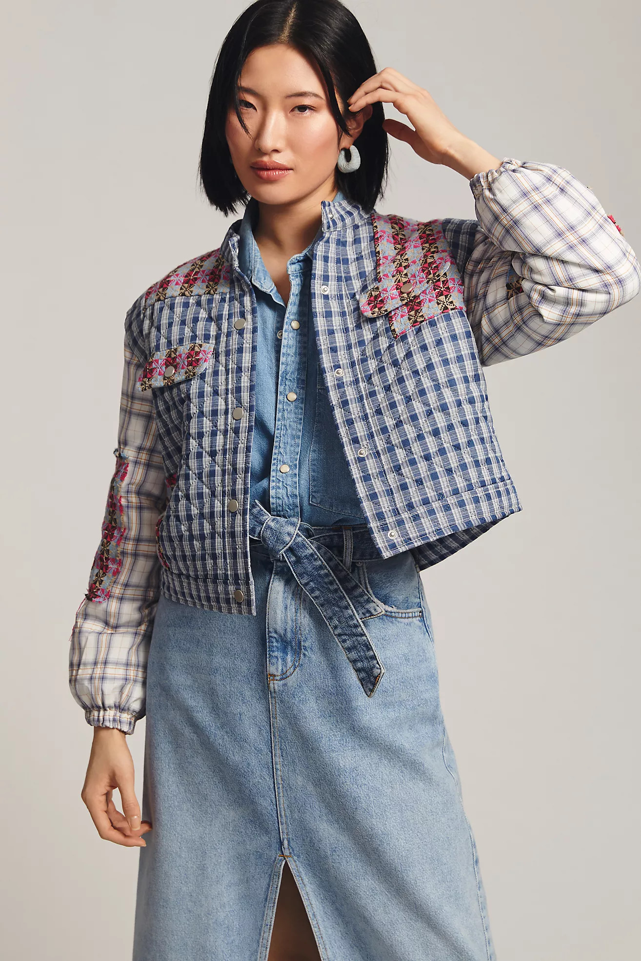 Greylin Milton Patchwork Jacket | Anthropologie (US)