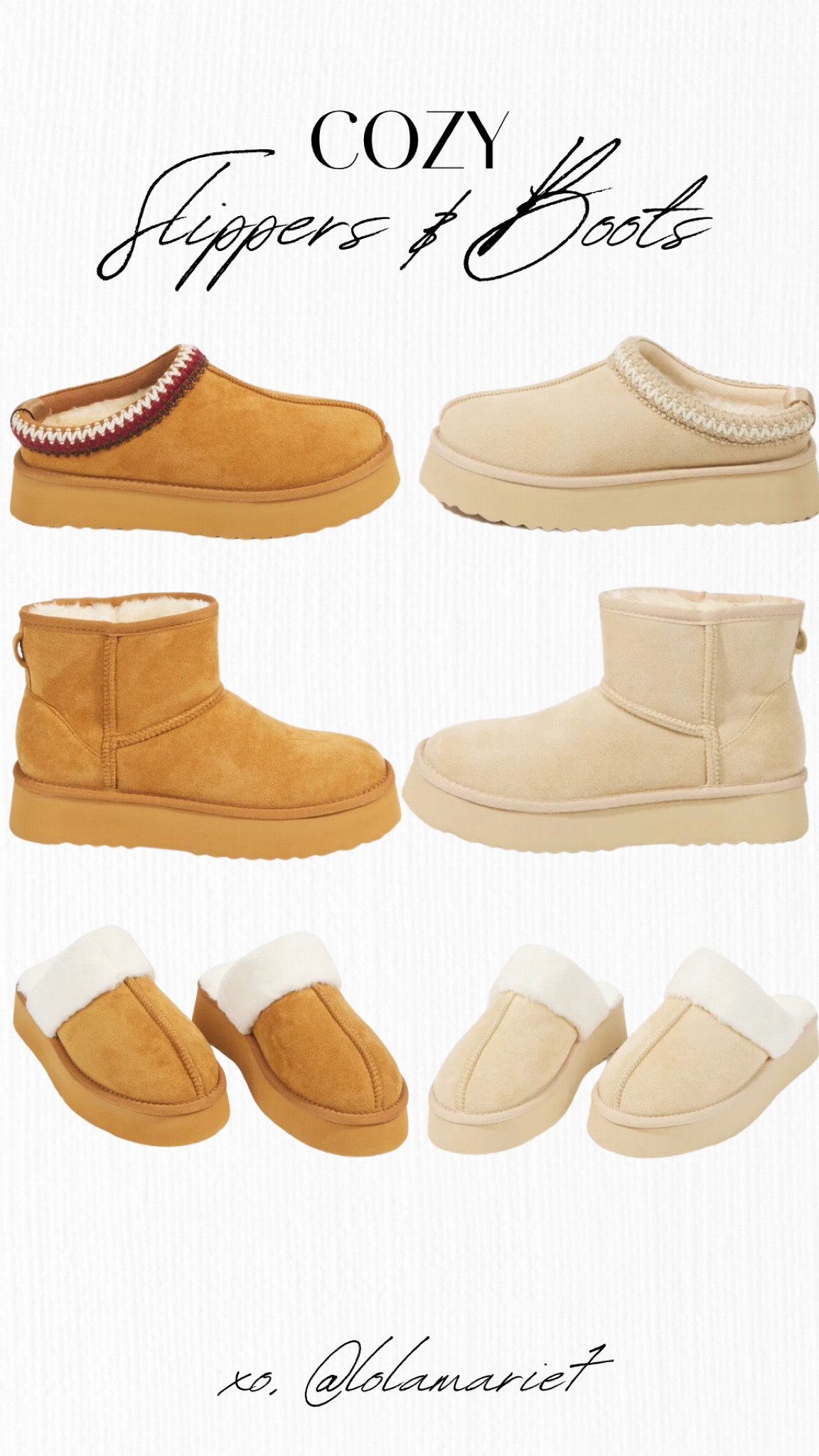 Cozy Slippers & Boots for a STEAL 🥰

#ugg #slipper #houseshoes #winterboots

#LTKfindsunder100 #LTKstyletip #LTKshoecrush