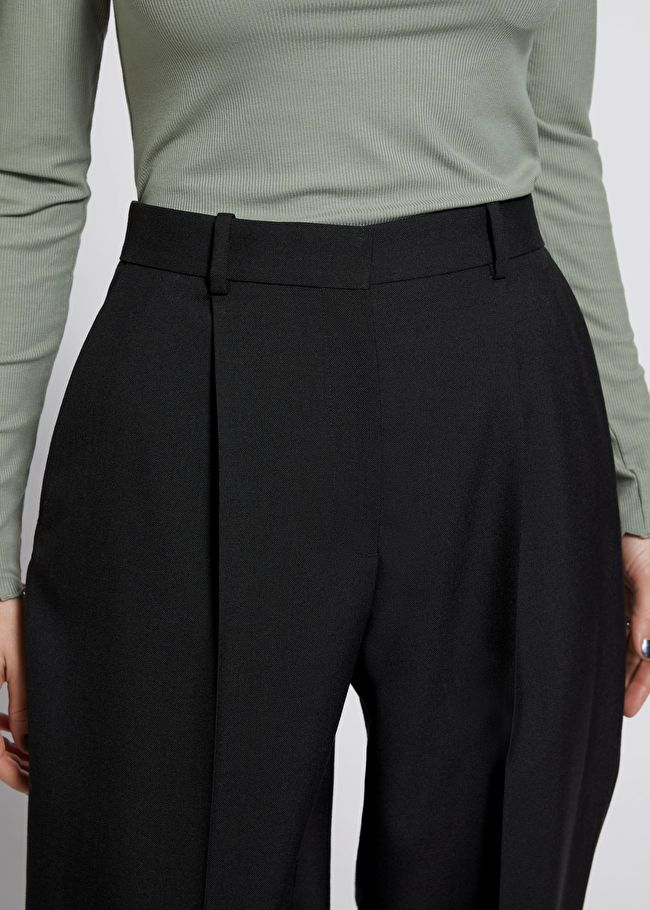 Tailored Straight Wide-Leg Trousers | & Other Stories US