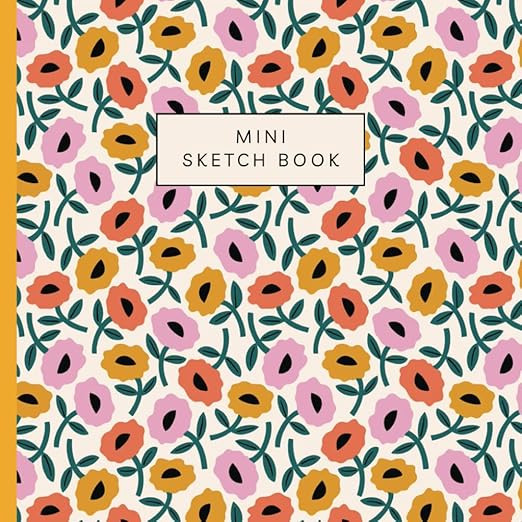 Mini Sketch Book: A small square blank journal for sketching, doodling, drawing and writing | Amazon (US)