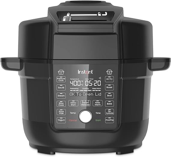 Amazon.com: Instant Pot Duo Crisp Ultimate Lid, 13-in-1 Air Fryer and Pressure Cooker Combo, Saut... | Amazon (US)