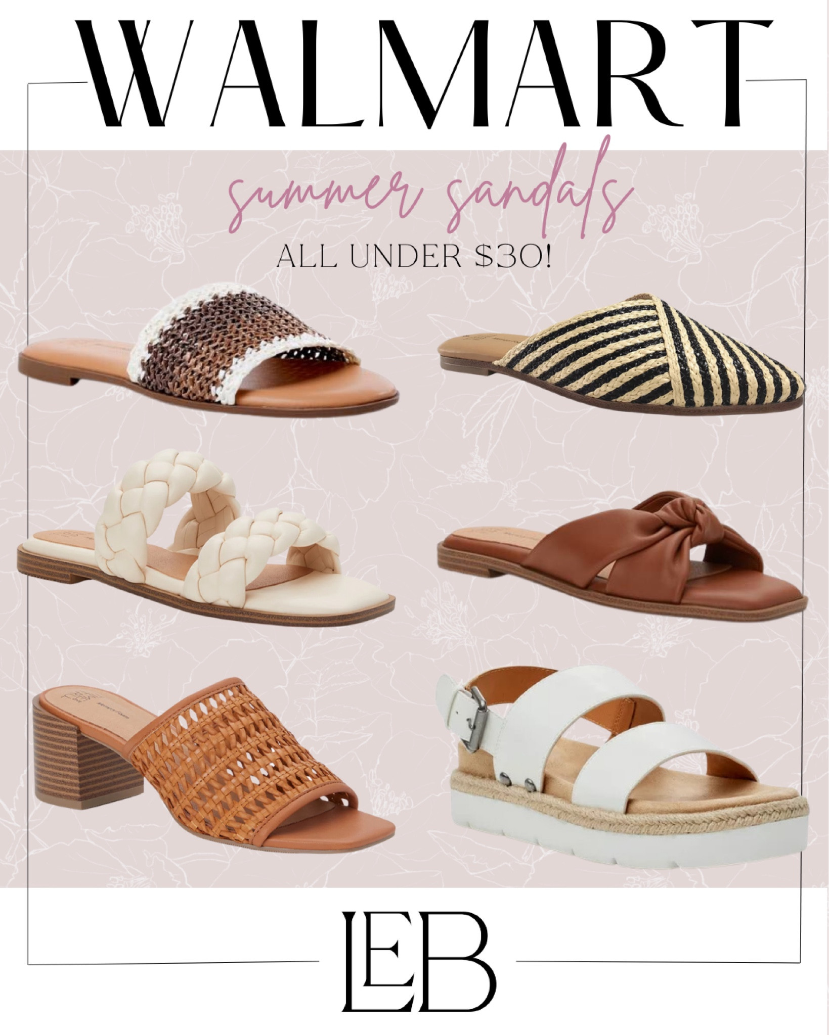 Cute & stylish sandals at Walmart!

Woven sandals, heels, summer shoes, summer outfit, for her, womens fashion, Walmart fashion

#LTKstyletip #LTKshoecrush #LTKFind