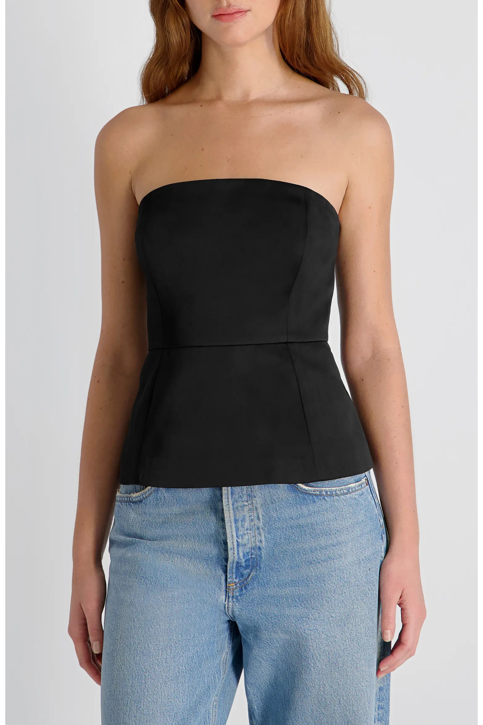 French Connection York Strapless Peplum Top (Women) | Nordstromrack | Nordstrom Rack