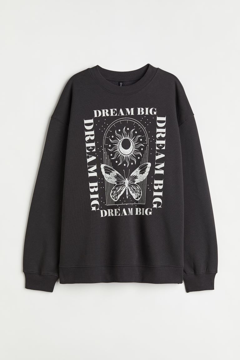 Printed Sweatshirt | H&M (US + CA)