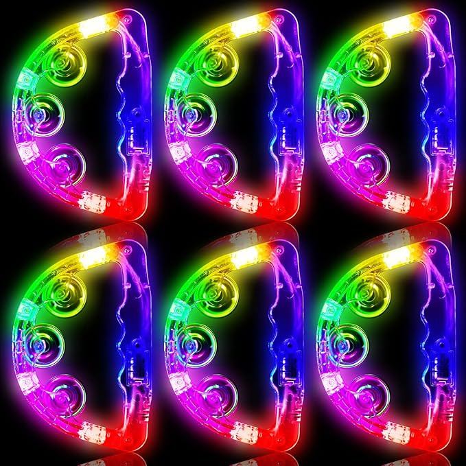 Aywewii Tambourine for Kids and Adults, Light Up Tambourines Musical Instruments Toys Handheld Fl... | Amazon (US)