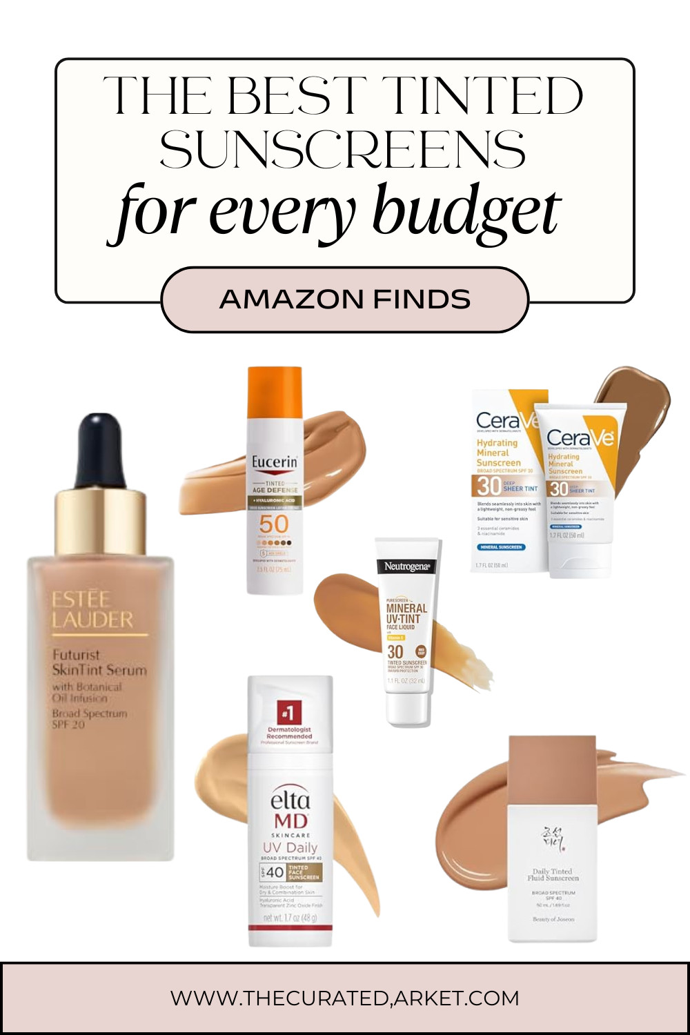 If you’re looking for the best tinted sunscreen with SPF for daily wear, these Amazon finds have you covered. Each one blends beautifully on darker skin tones, protects against hyperpigmentation, and works for sensitive or acne-prone skin.

Whether you want a drugstore mineral SPF or a luxury multitasker with skincare benefits, this list covers it all &  yes, these are perfect under makeup too!

#TintedSunscreen #AmazonBeautyFinds #HyperpigmentationPrevention
#SPFSkincareEssentials #NoWhiteCast 

 #LTKOver40 #LTKFindsUnder50 #LTKBeauty