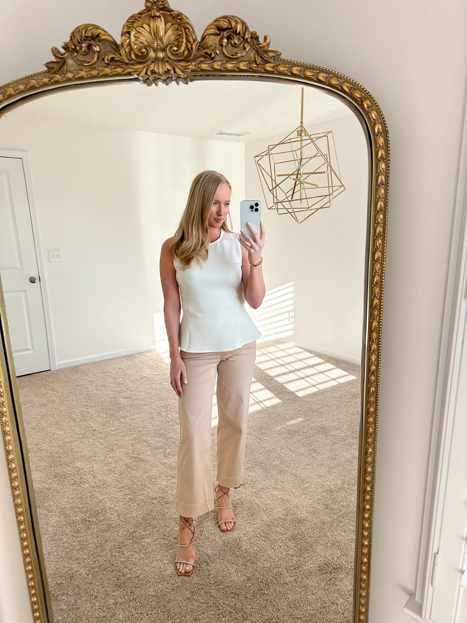 Business casual look from Spanx. Wearing a size small in the pants and they pair perfect with this neutral top! Use code AMANDAJOHNXSPANX To save some on your next order  

#LTKworkwear #LTKstyletip #LTKSale