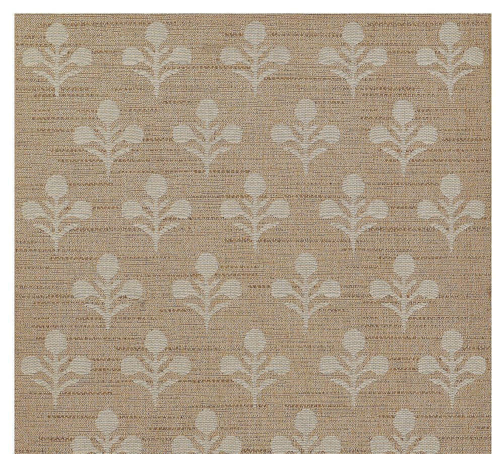 Bloom Outdoor Rug, 2'7"" X 7'6"" Runner, Beige | Pottery Barn (US)