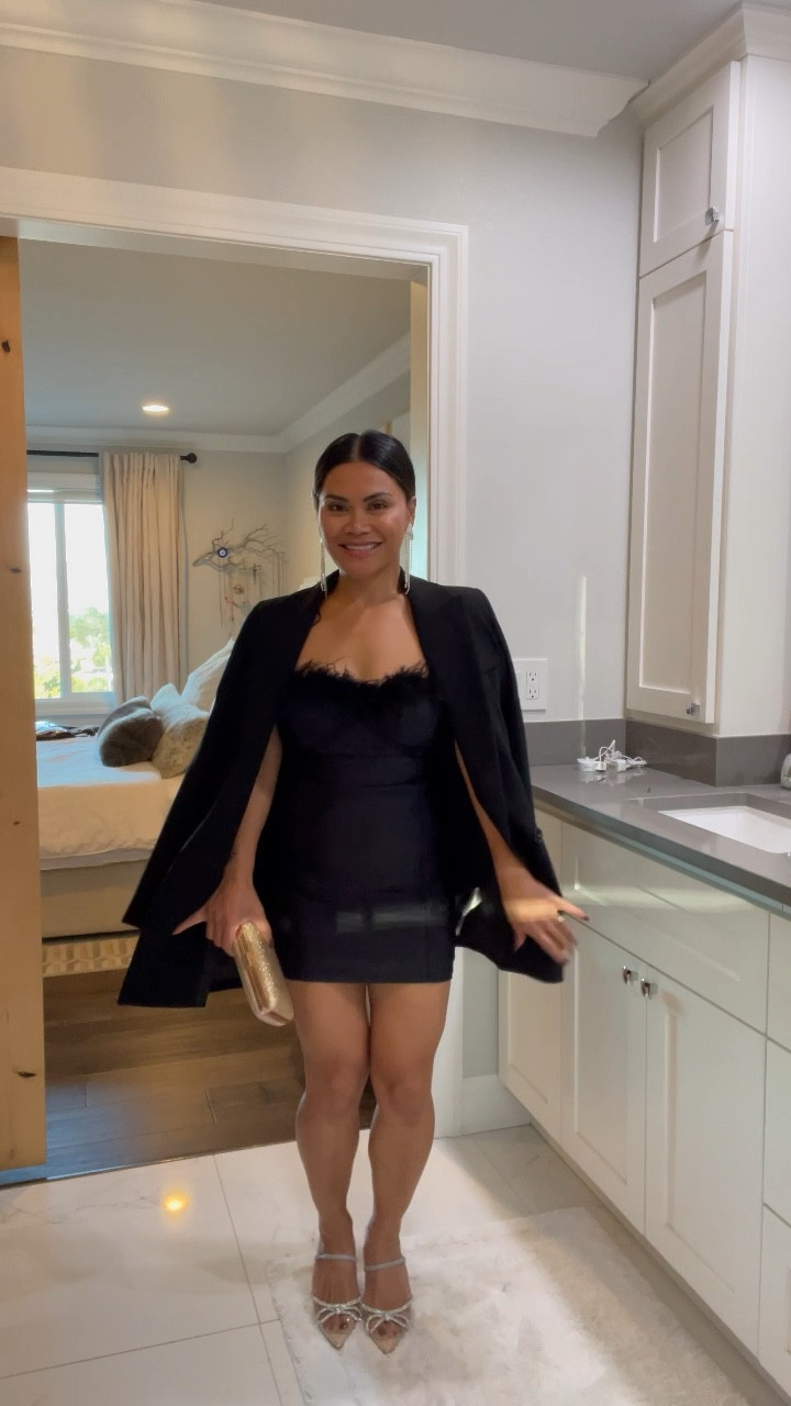 Major sale alert on this feather trim LBD! Perfect for holiday season and NYE 

sale, feather dress, lbd, Windsore store, sparkle season 

#LTKfindsunder50 #LTKHoliday #LTKsalealert