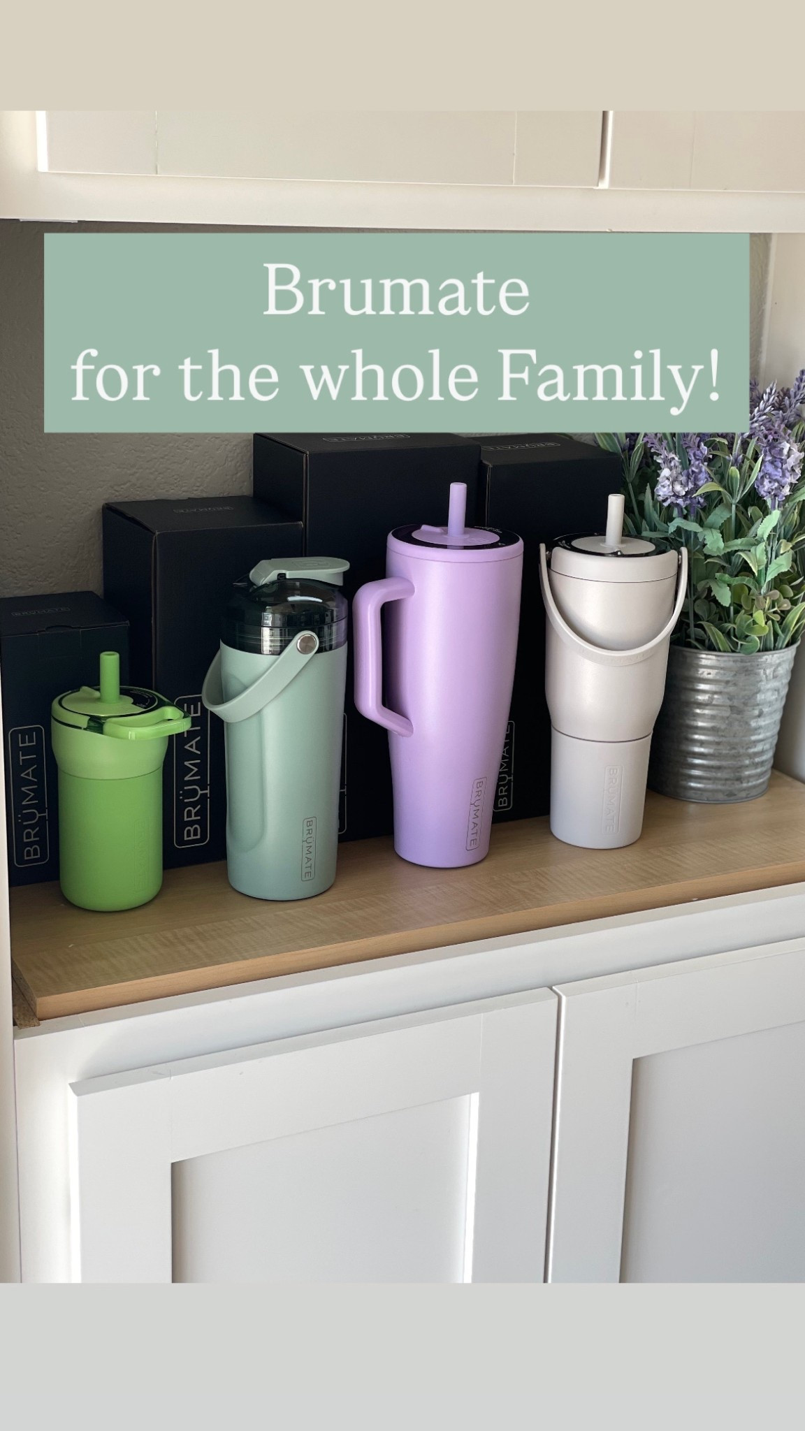 It was a very Happy Friday! when I checked the mailbox and saw our Brumate box had arrived!

They’re all so beautiful, I almost didn’t want to wash & use them.. but that was short lived before I had to test out the Era 40oz tumbler! (Purple one)

I’m sold! 
