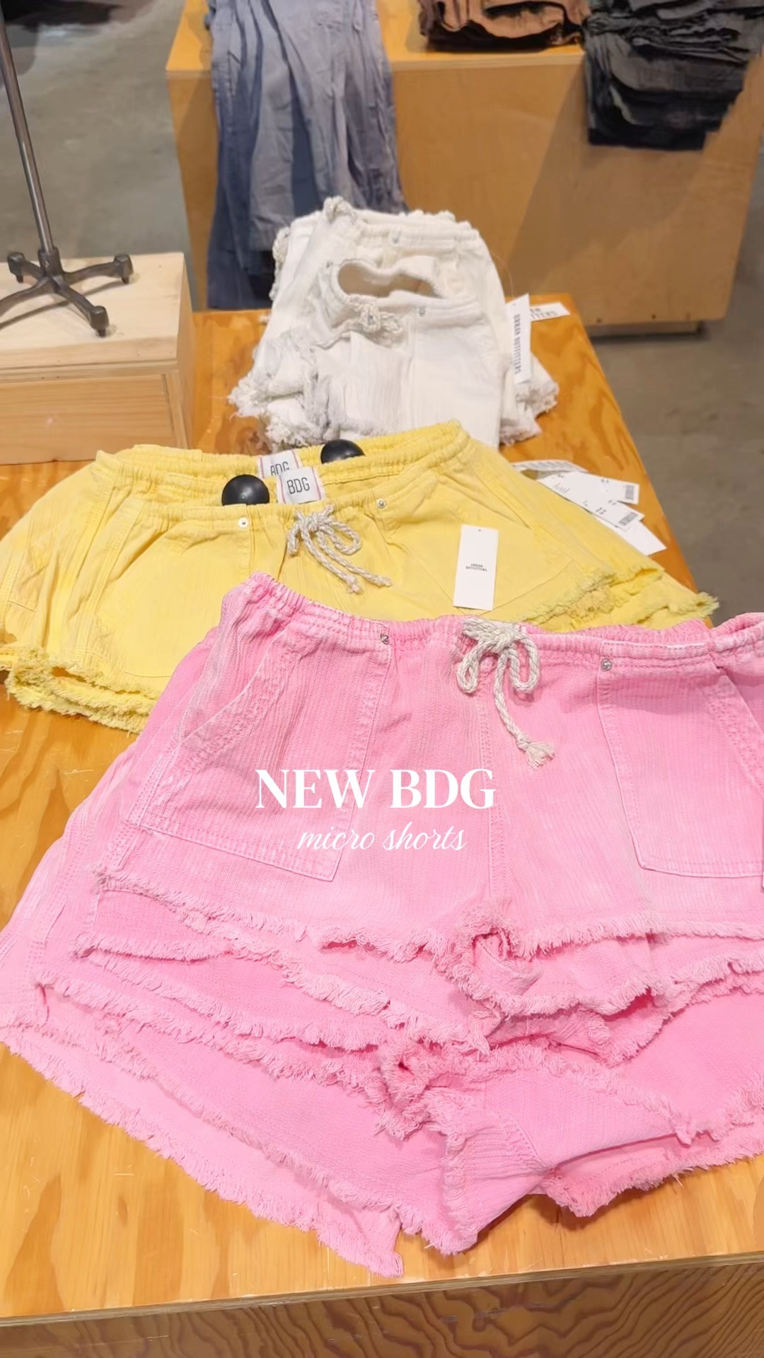 Warm-weather essential BDG pull-on shorts designed in a micro style. Short shorts designed in 100% cotton featuring a low-rise waistline, drawstring tie, oversized utility pockets and raw frayed hems. Pairs perfectly with basic tees, blouses and swimwear for endless breezy outfit ideas! Only at UO.

#urbanoutfitters #uo #urban #summerstyle #trendysummerfashion #beachstyle #flowyshorts 

#LTKTravel #LTKootd #LTKSwim