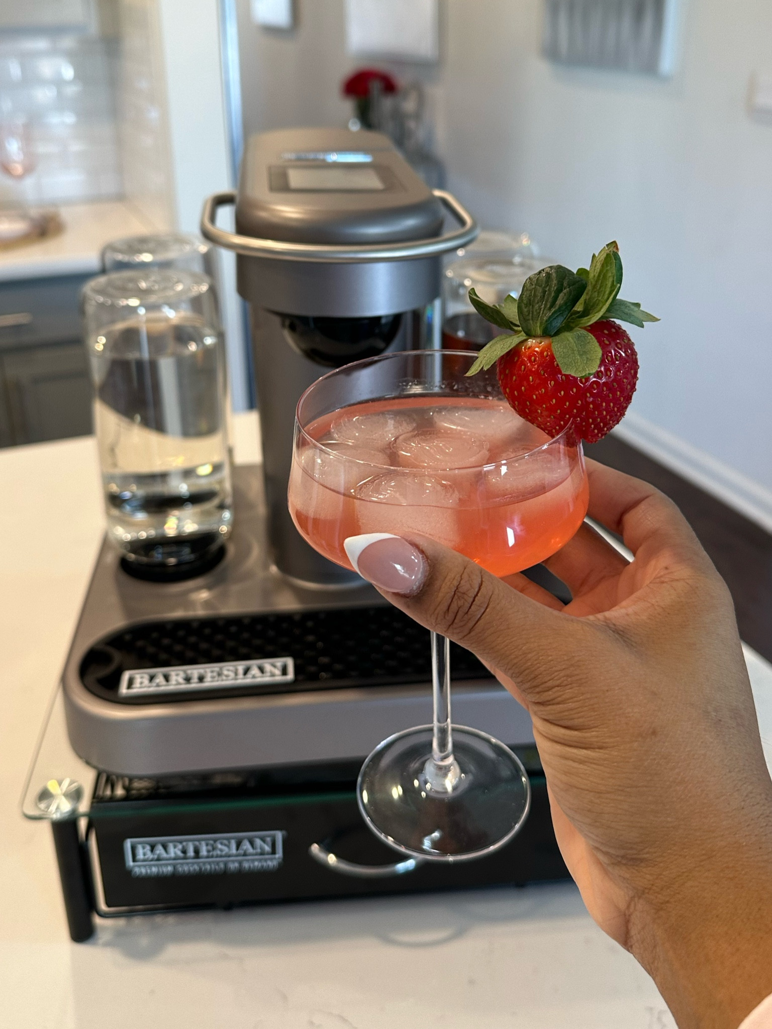 My New Bartesian ❤️
Quick and premium cocktail options from the comfort of your own home. 
#ad #bartesian 

#LTKGiftGuide #LTKhome #LTKparties
