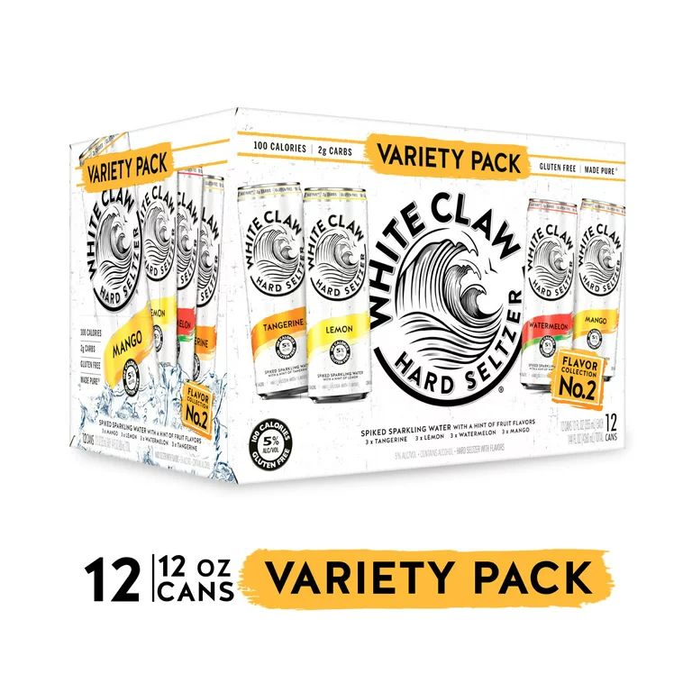 White Claw Hard Seltzer Variety Pack No.2 12pk | Walmart (US)