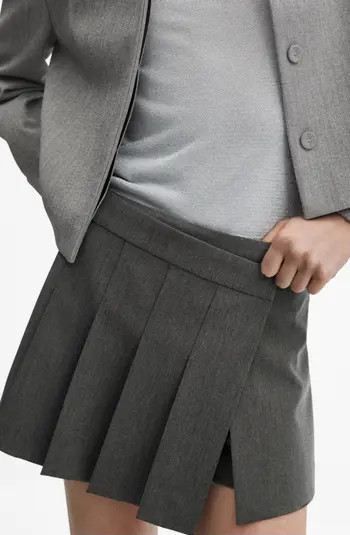 MANGO Pleated Skort | Nordstrom | Nordstrom