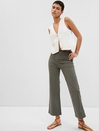 High Rise Stride Khakis with Washwell | Gap (US)