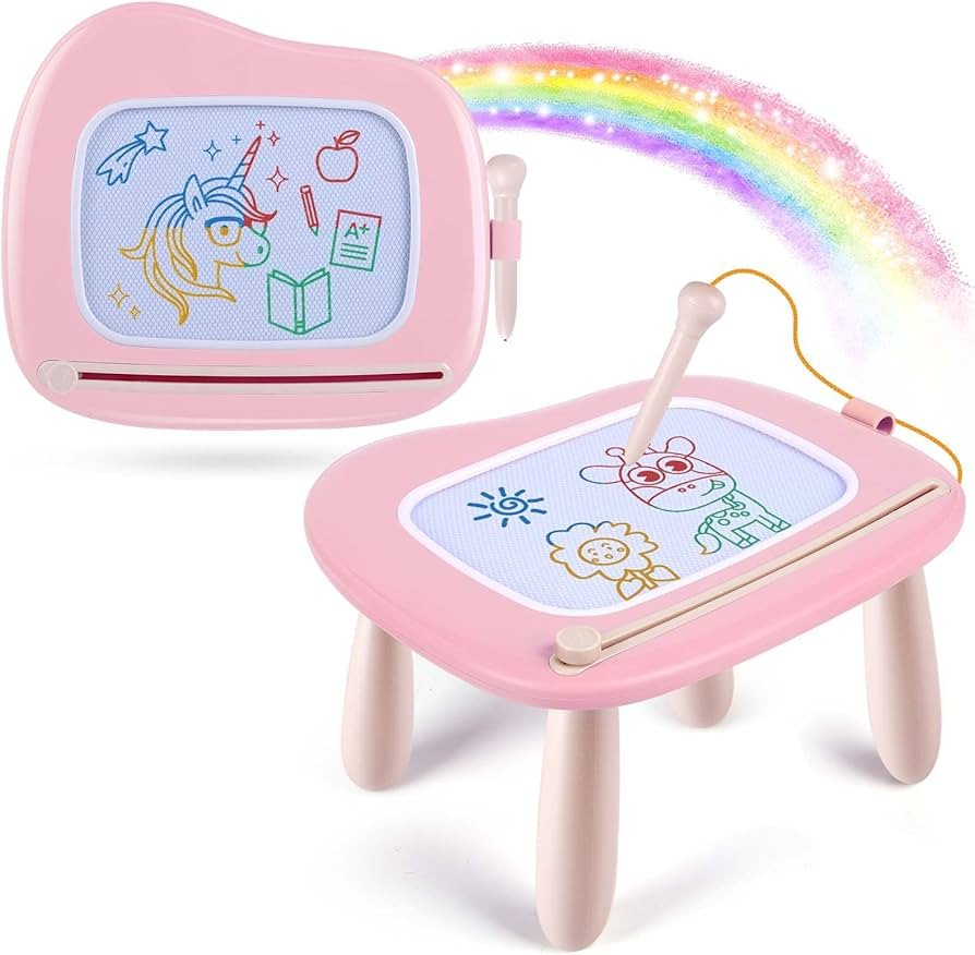 Smasiagon Magnetic Drawing Board for Kids, Toddler Toys for 1-2 Year Old Girl, Portable Doodle Bo... | Amazon (US)