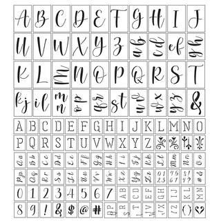 Mixed Font Alphabet Stencils by Craft Smart® | Michaels Stores