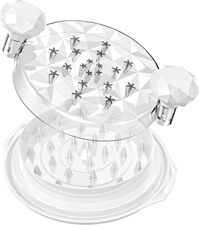 Chicken Shredder Ergonomic Handle Meat Grinder Anti-Slip Chicken Shredder Tool Twist with Brush C... | Amazon (US)