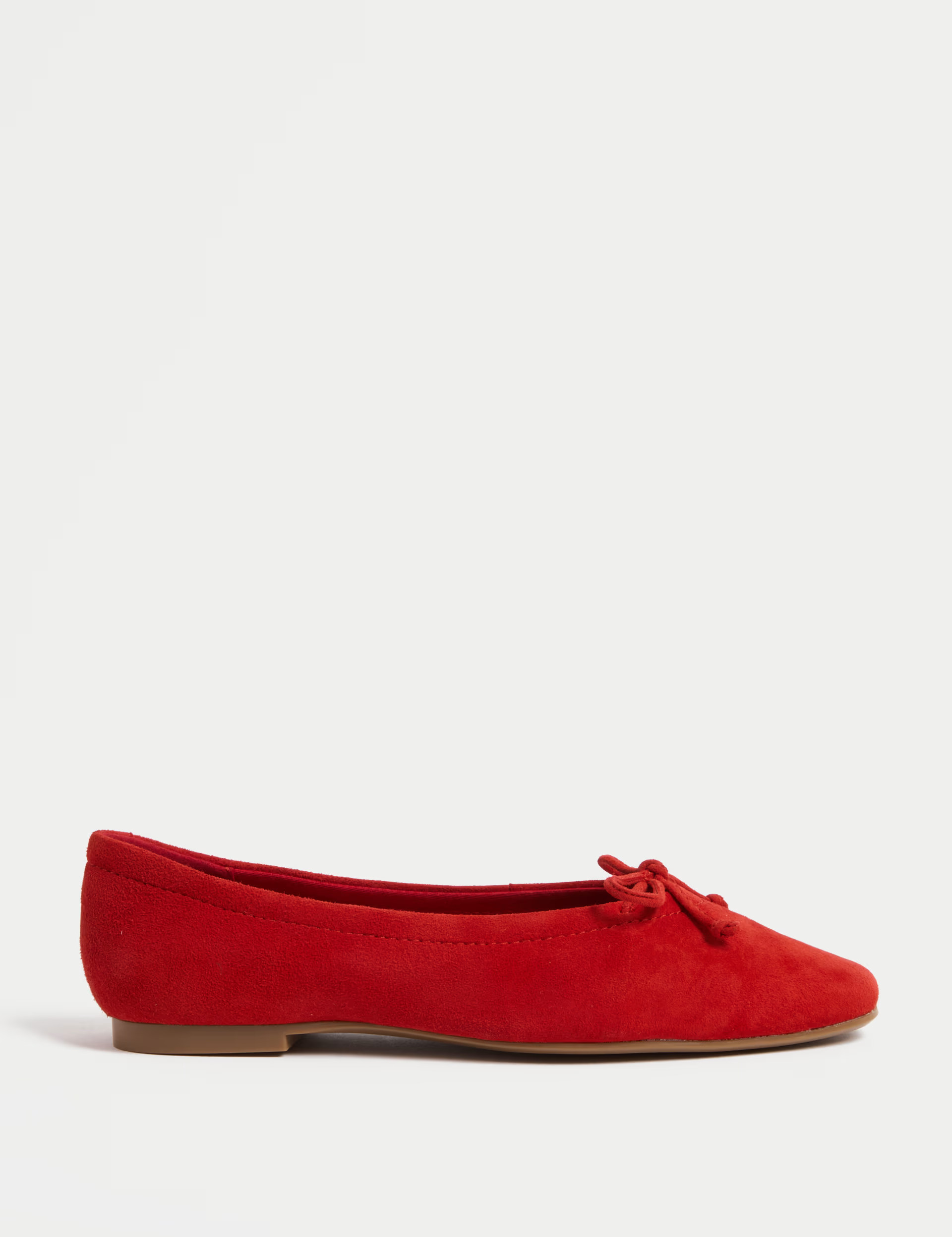 Suede Bow Ballet Pumps | Marks & Spencer (UK)