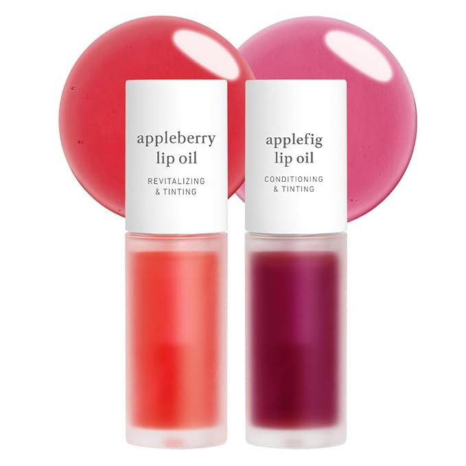 NOONI Korean Lip Oil Set - Appleberry & Applefig | Long-Lasting, Moisturizing, Plumping, Revitali... | Amazon (US)