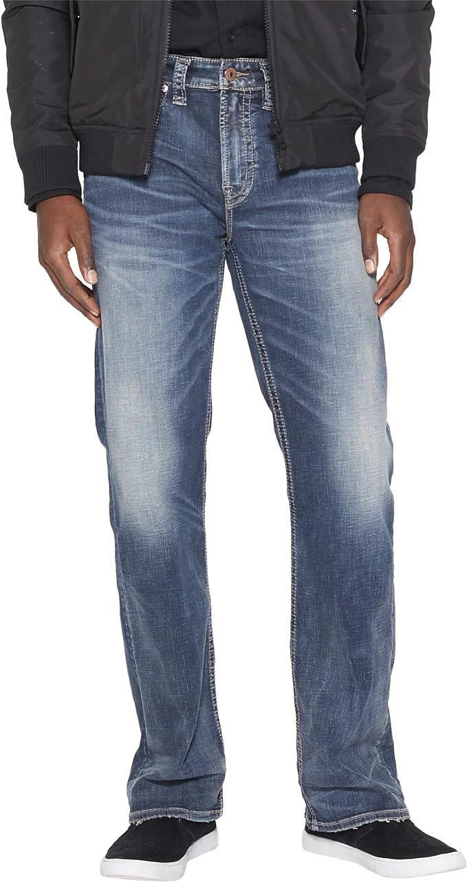 Silver Jeans Co. Men's Craig Classic Fit Bootcut Jeans | Amazon (US)