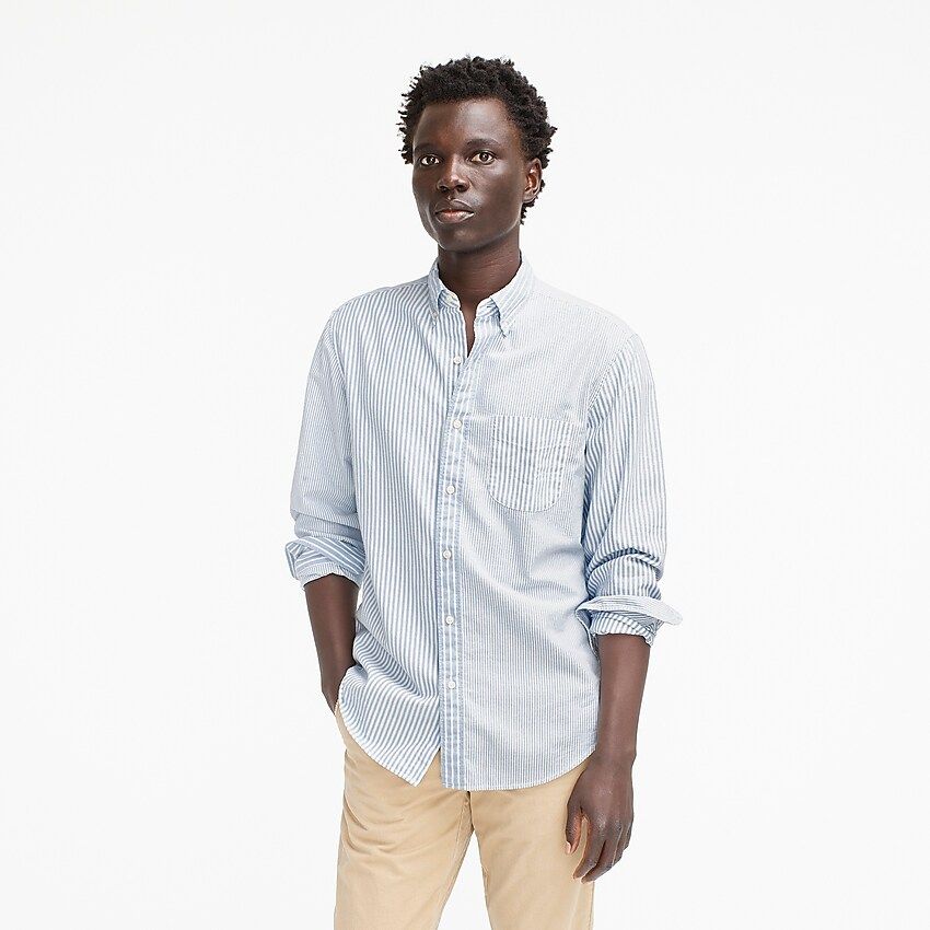 Slim Broken-in organic cotton oxford shirt | J.Crew US