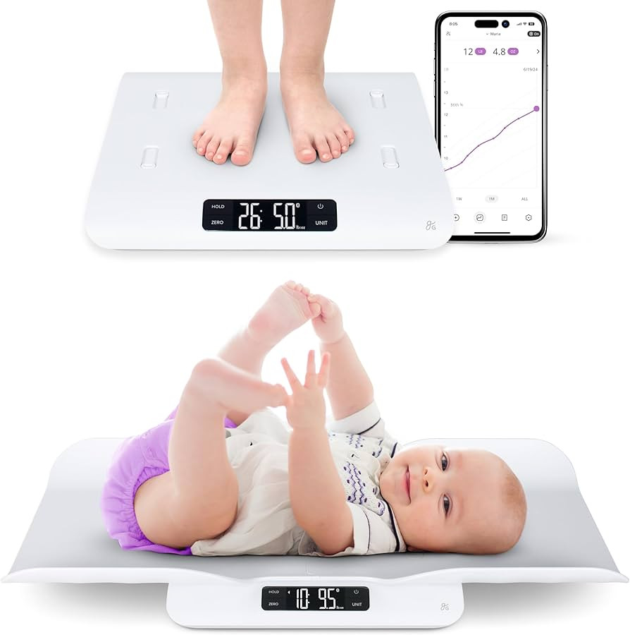 Greater Goods Smart Bluetooth Baby Scale with in-House Algorithm for Wiggly Babies, Infants, and ... | Amazon (US)