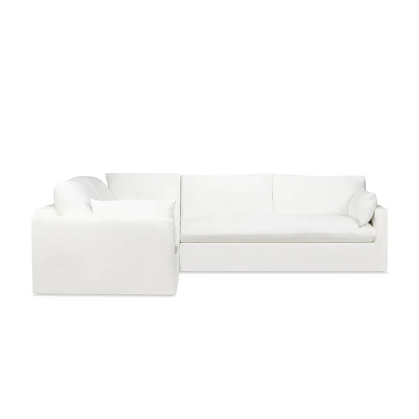 Luna 3-Piece Slipcovered Sectional | Wayfair North America