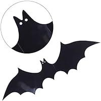 Antner Halloween Party Supplies PVC 3D Bats Halloween DIY Decorative Scary Bats Wall Decal Wall S... | Amazon (US)