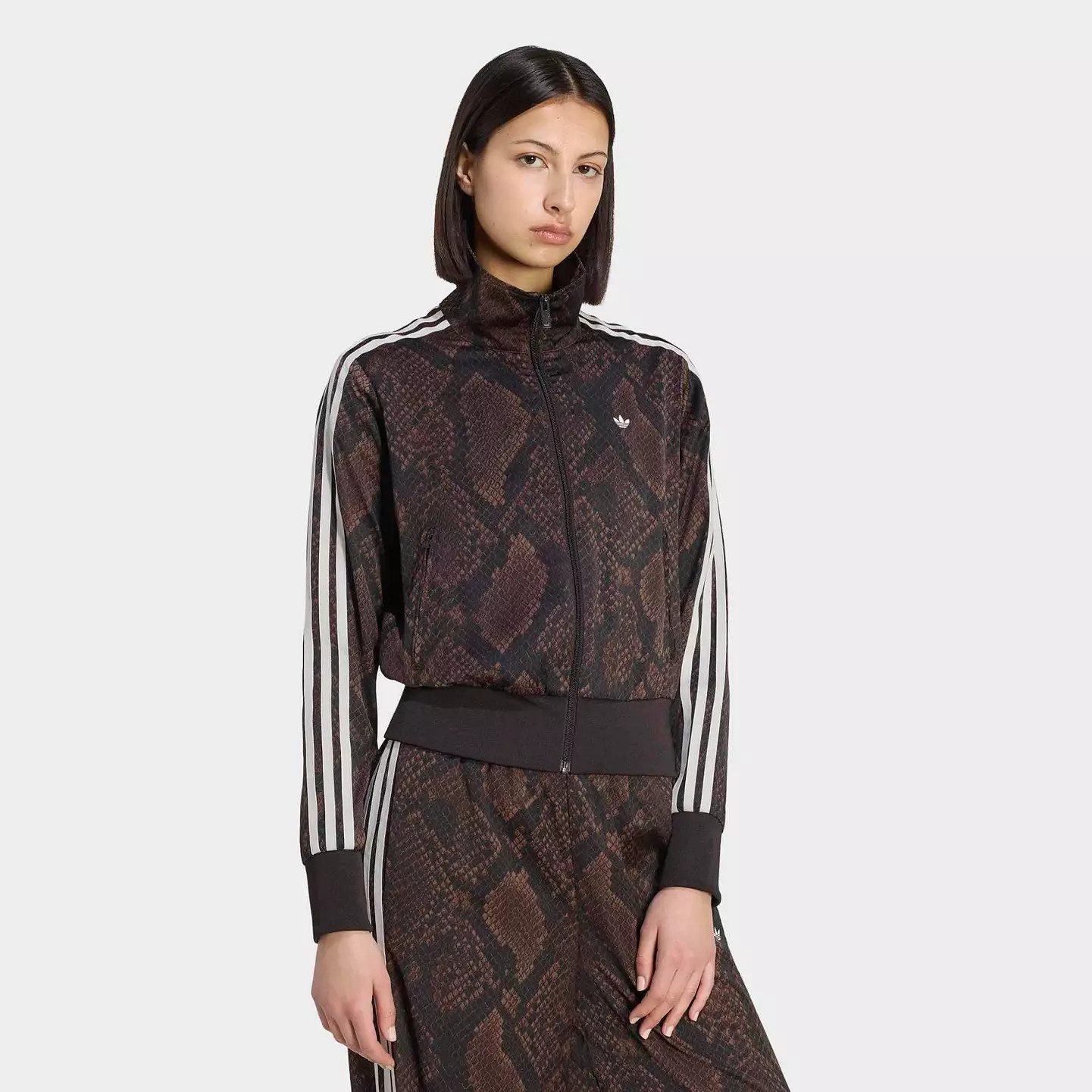 adidas Originals Women's Satin Snake Print Firebird Track Jacket | DICK'S Sporting Goods