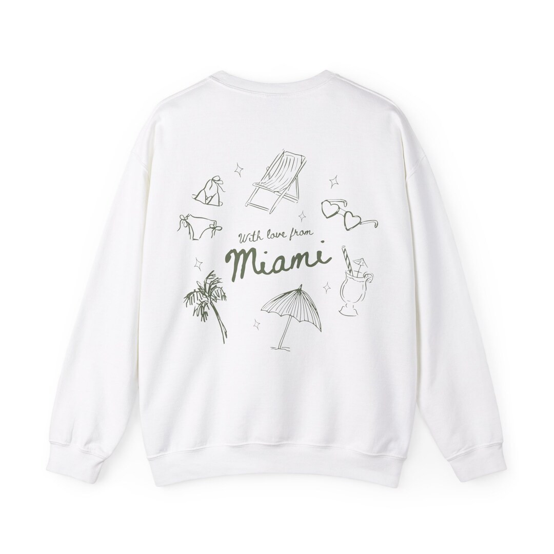 Customizable Tropical Bachelorette Sweatshirt, Bachelorette Crewnecks, Bachelorette Favors, Miami... | Etsy (US)