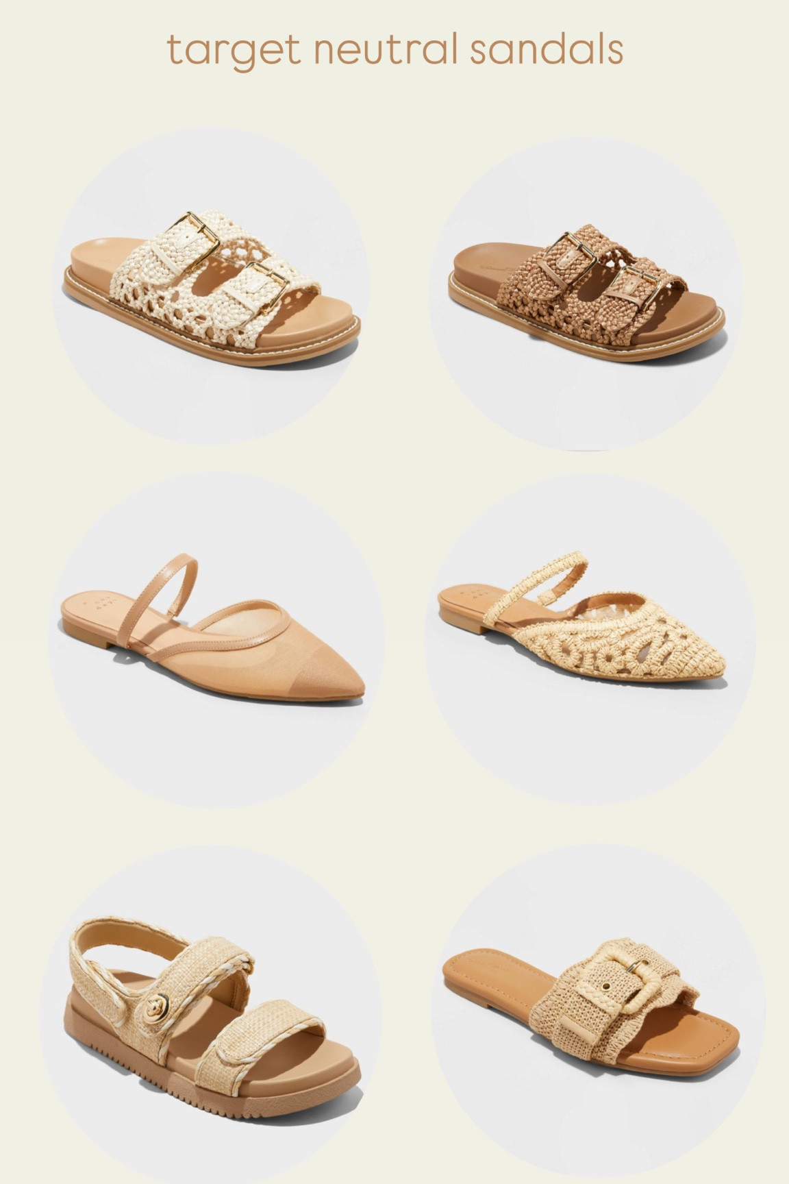 so many great neutral sandals options at target right now! 💫

#LTKShoeCrush #LTKFindsUnder50 #LTKOver40
