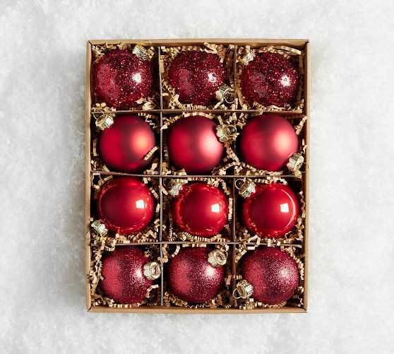 Mixed Ornaments - Set of 12 | Pottery Barn (US)