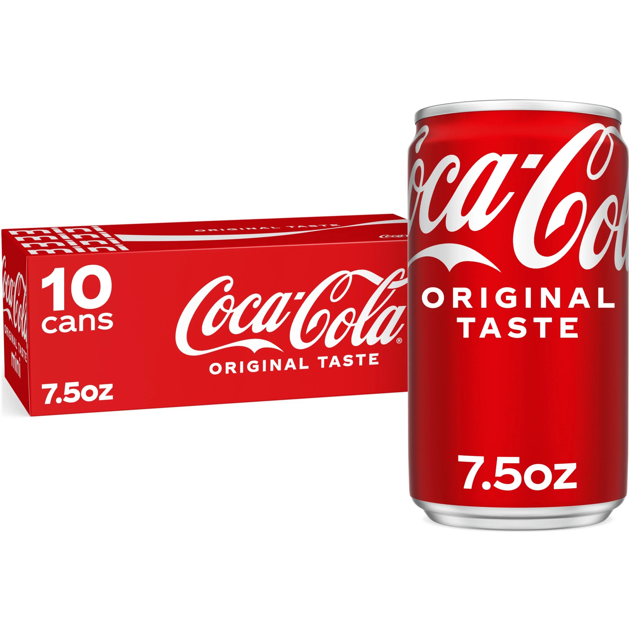 Coca-Cola Mini Soda Pop Fridge Pack, 7.5 fl oz Cans, 10 Pack | Walmart (US)