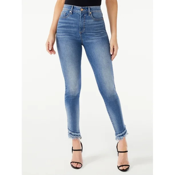Sofia Jeans by Sofia Vergara Women's High-Rise Rosa Curvy Skinny Cha Cha Ankle Jeans | Walmart (US)