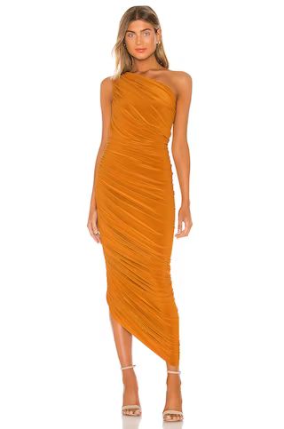 Norma Kamali Diana Gown in Bronze from Revolve.com | Revolve Clothing (Global)