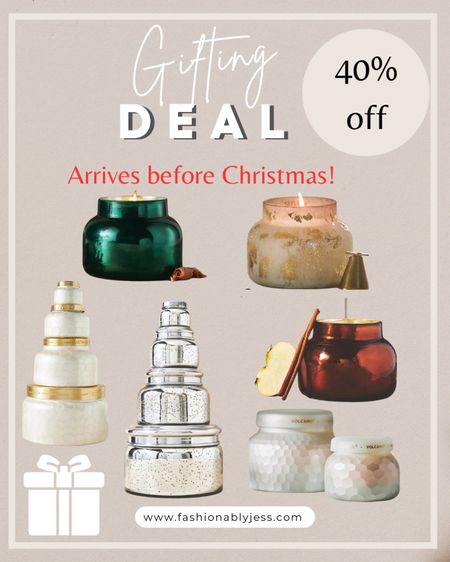 Loving these cute candles from Anthropology! Cute gift idea now on SALE! Arrives before Christmas 

#LTKHoliday #LTKGiftGuide #LTKsalealert