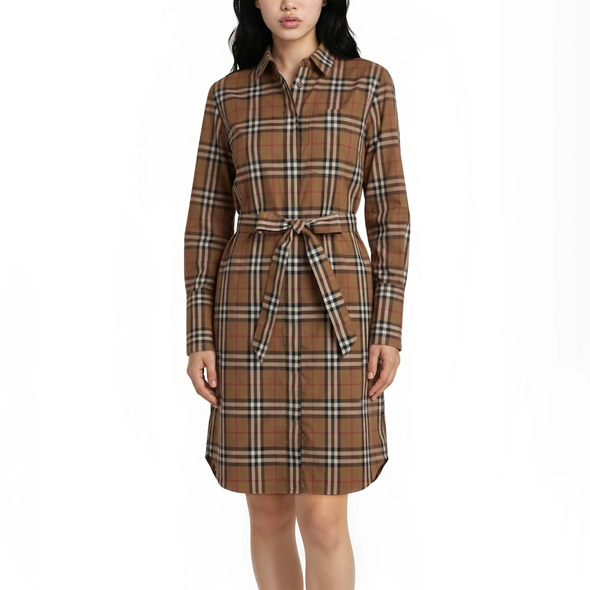 Burberry Check Ivery Dress | Overstock