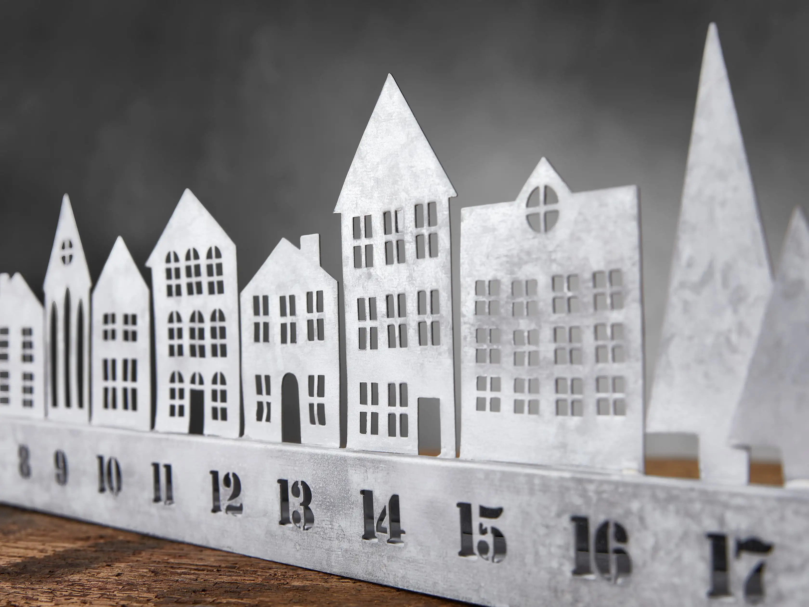 Galvanized Tealight Advent | Arhaus